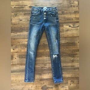 KanCan Blue Distressed Skinny Jeans